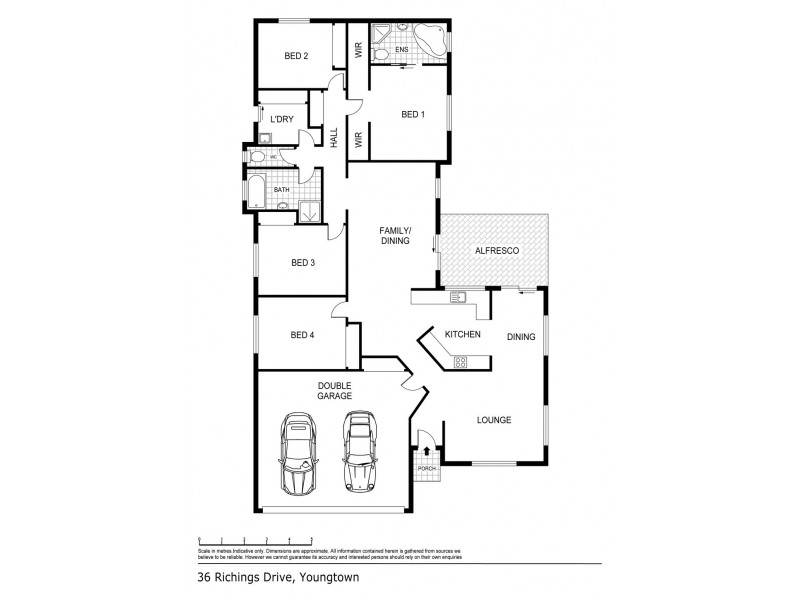 36 Richings Drive, Youngtown TAS 7249 Floorplan