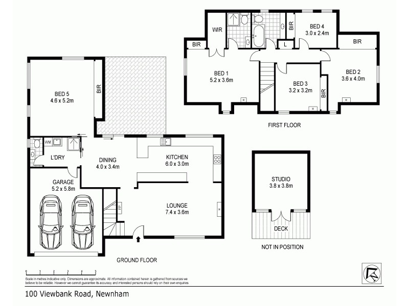 100 Viewbank Road, Newnham TAS 7248 Floorplan
