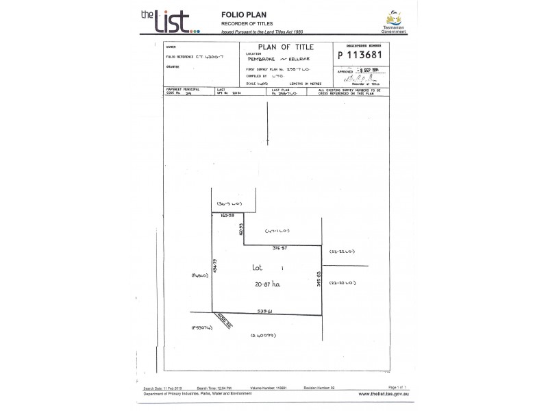 Lot 1 Mill Road, Nugent TAS 7172