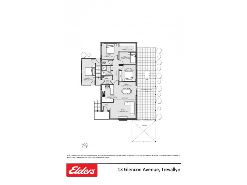 13 Glencoe Avenue, Trevallyn TAS 7250 Floorplan