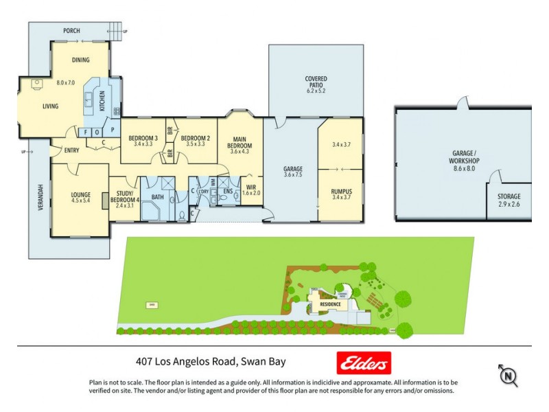 407 Los Angelos Road, Swan Bay TAS 7252 Floorplan