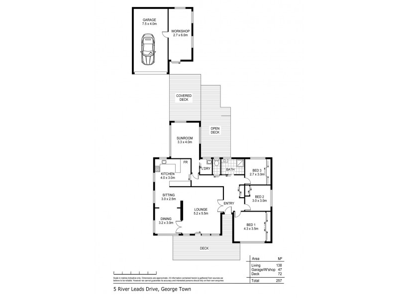 5 River Leads Drive, George Town TAS 7253 Floorplan