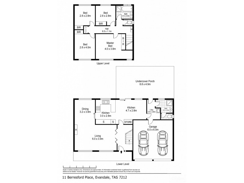 11 Berresford Place, Evandale TAS 7212 Floorplan