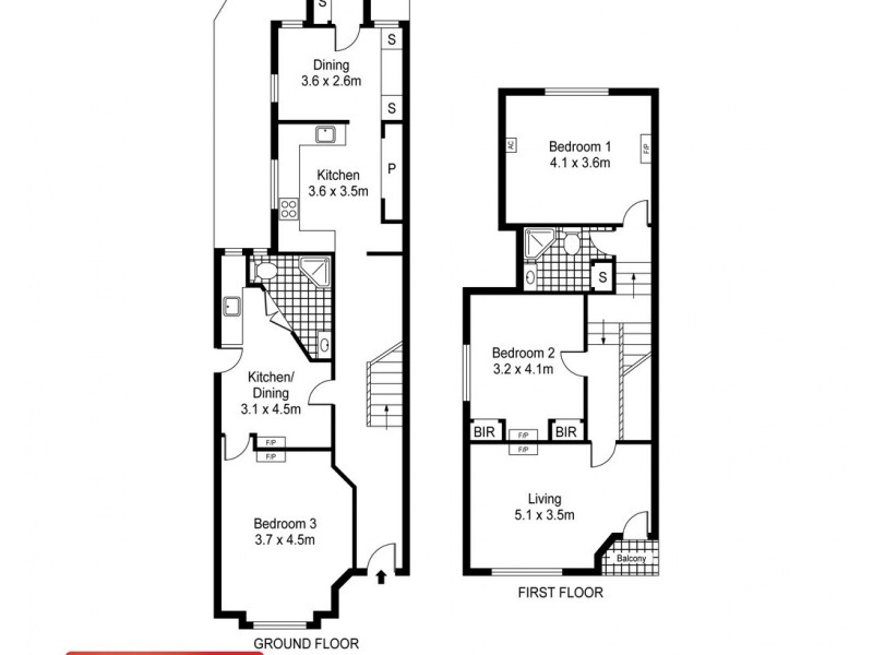 1/227-229 Charles Street, Launceston TAS 7250 Floorplan