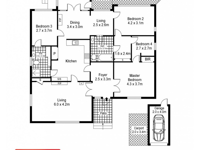 13 Ramsay Street, Newstead TAS 7250 Floorplan