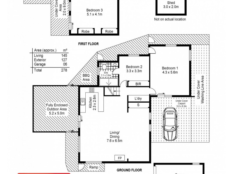 51 Hurst Street, Lulworth TAS 7252 Floorplan