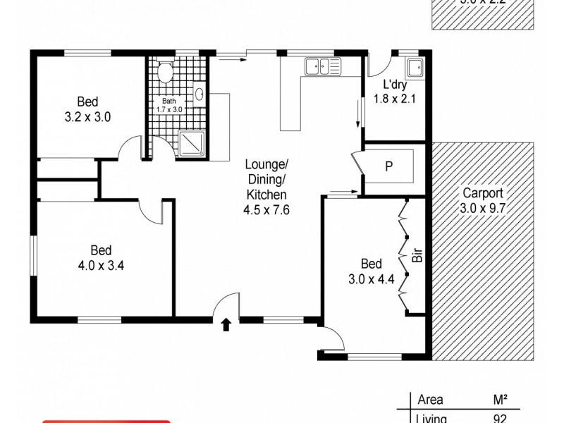 3/24 Glover Avenue, Blackstone Heights TAS 7250 Floorplan