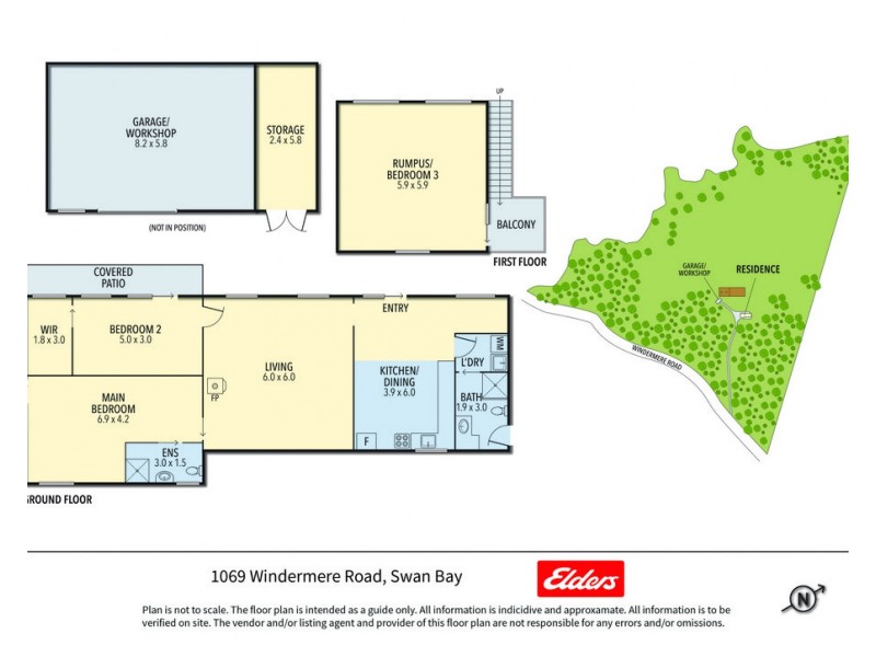 1069 Windermere Road, Swan Bay TAS 7252 Floorplan