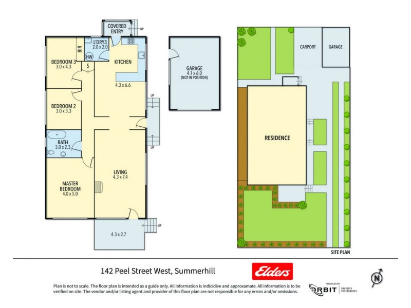 142 Peel Street West, Summerhill TAS 7250 Floorplan