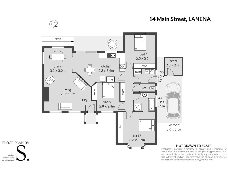 14 Main Road, Lanena TAS 7275 Floorplan