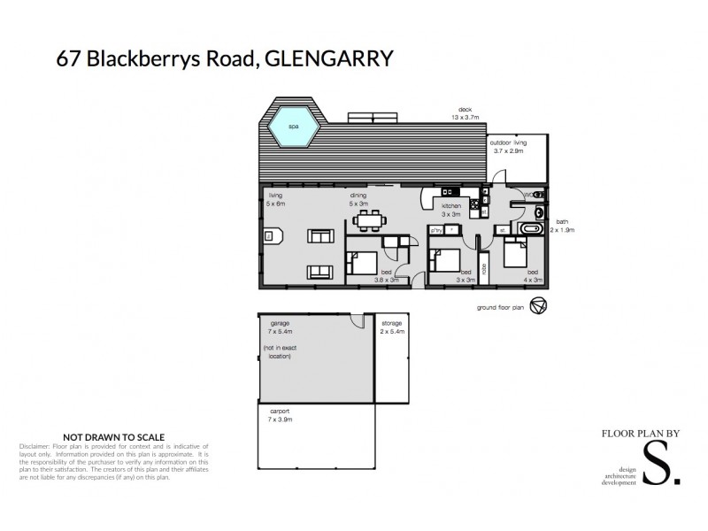 67 Blackberrys Road, Glengarry TAS 7275 Floorplan
