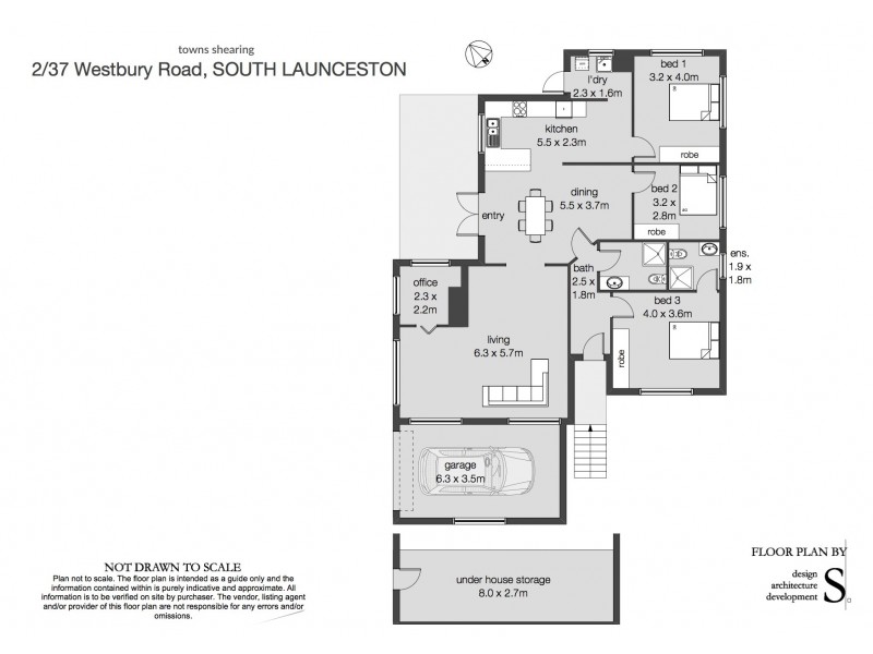 2/37 Westbury Road, South Launceston TAS 7249 Floorplan