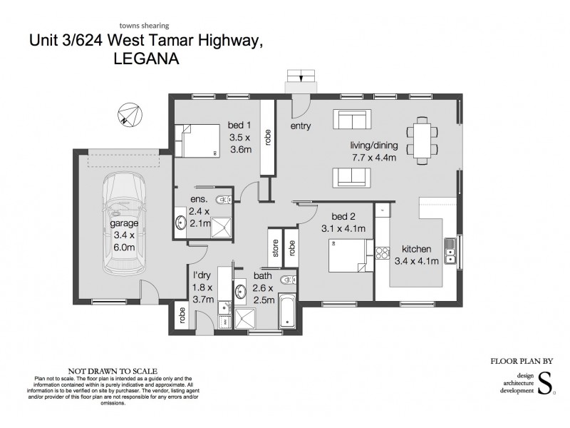 3/624 West Tamar Highway, Legana TAS 7277 Floorplan
