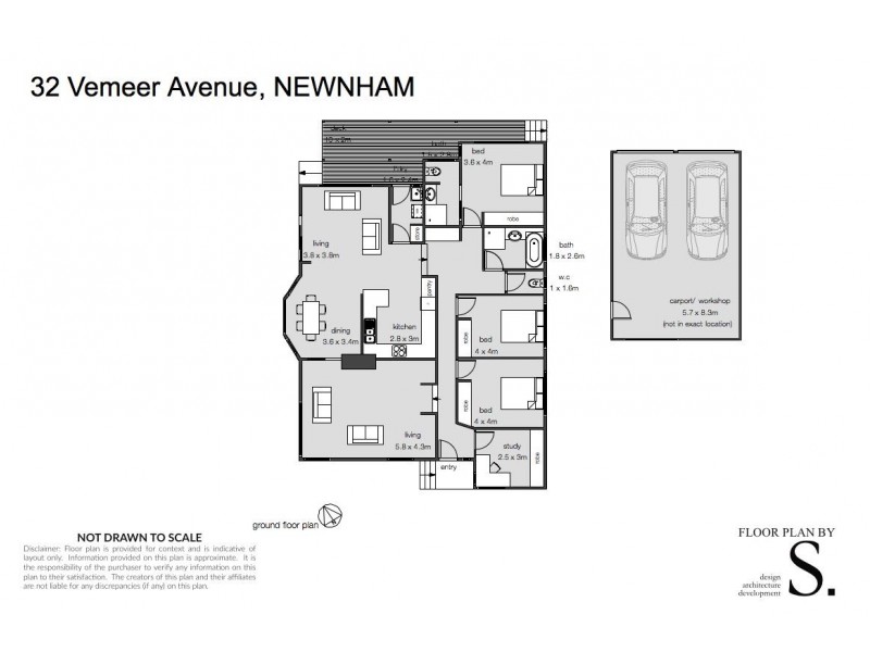 32 Vermeer Avenue, Newnham TAS 7248 Floorplan