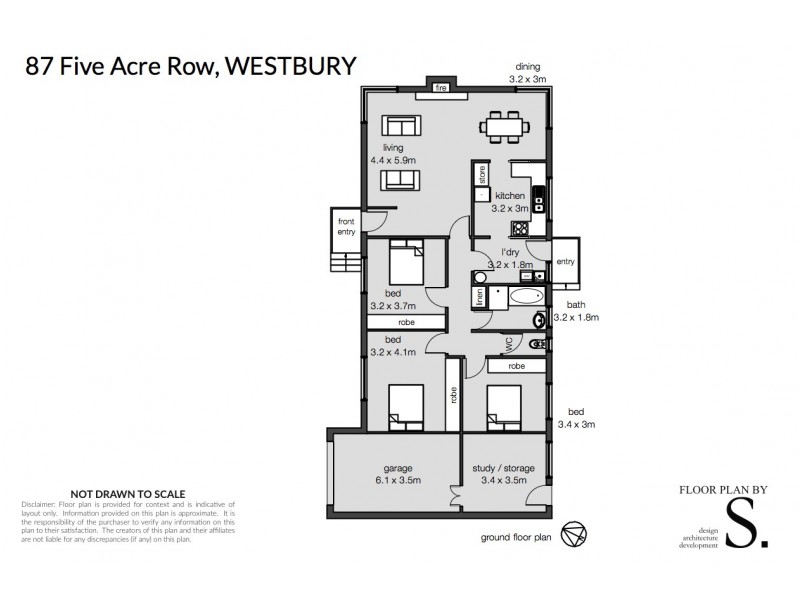 87 Five Acre Row, Westbury TAS 7303 Floorplan