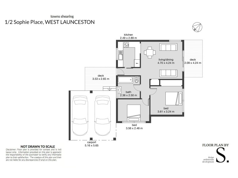 2/2 Sophie Place, West Launceston TAS 7250 Floorplan