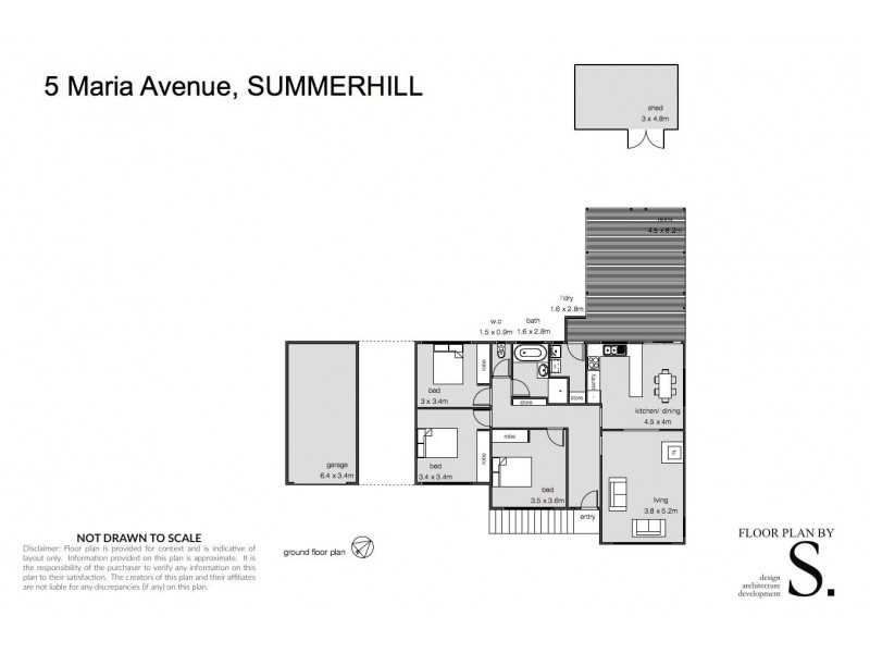 5 Maria Avenue, Summerhill TAS 7250 Floorplan