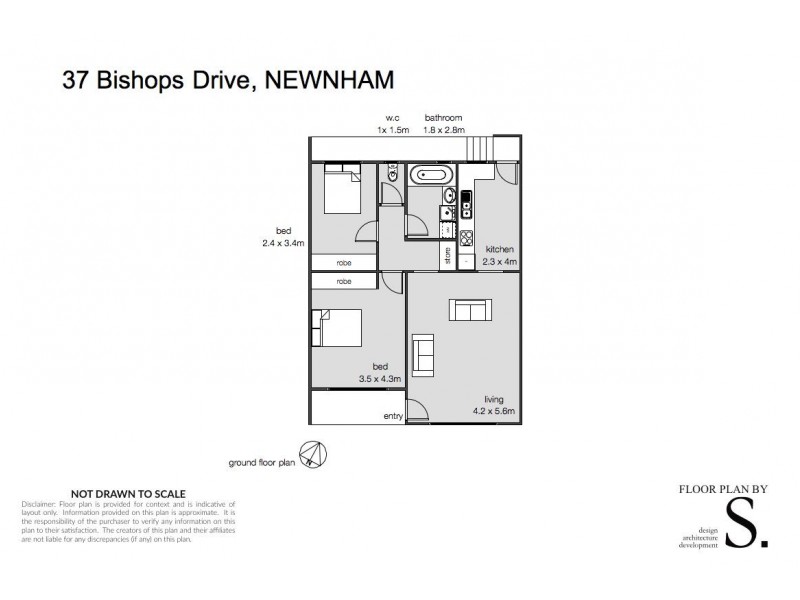 1, 2 and 3/37 Bishops Drive, Newnham TAS 7248 Floorplan