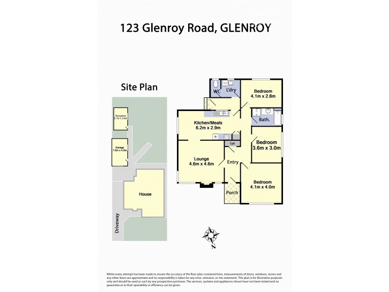 123 Glenroy Road, Glenroy VIC 3046 Floorplan