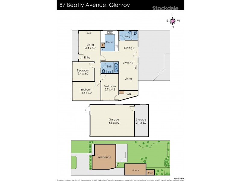 87 Beatty Avenue, Glenroy VIC 3046 Floorplan