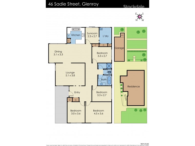 46 Sadie Street, Glenroy VIC 3046 Floorplan