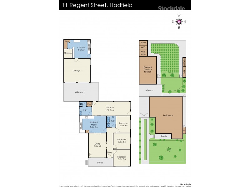 11 Regent Street, Hadfield VIC 3046 Floorplan