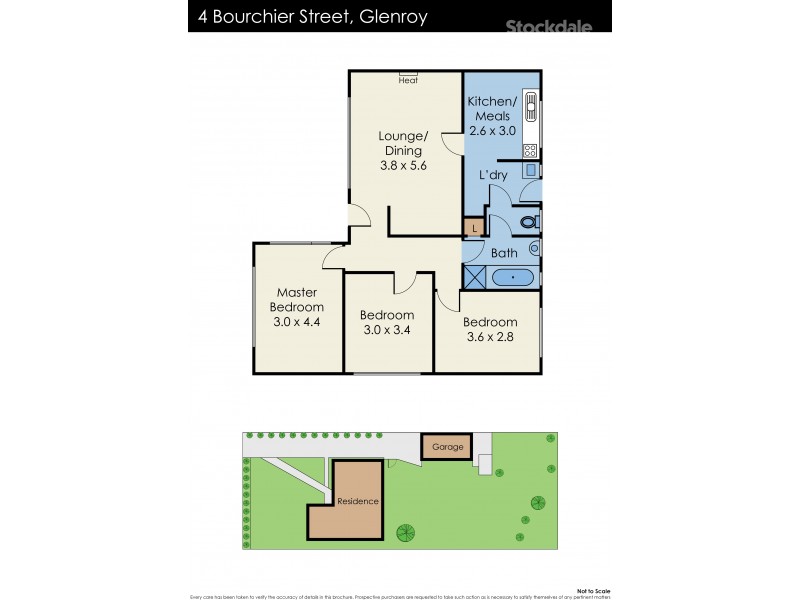 4 Bourchier Street, Glenroy VIC 3046 Floorplan