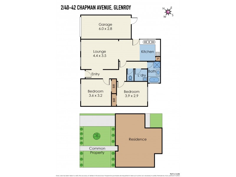 2/40 – 42 Chapman Avenue, Glenroy VIC 3046 Floorplan