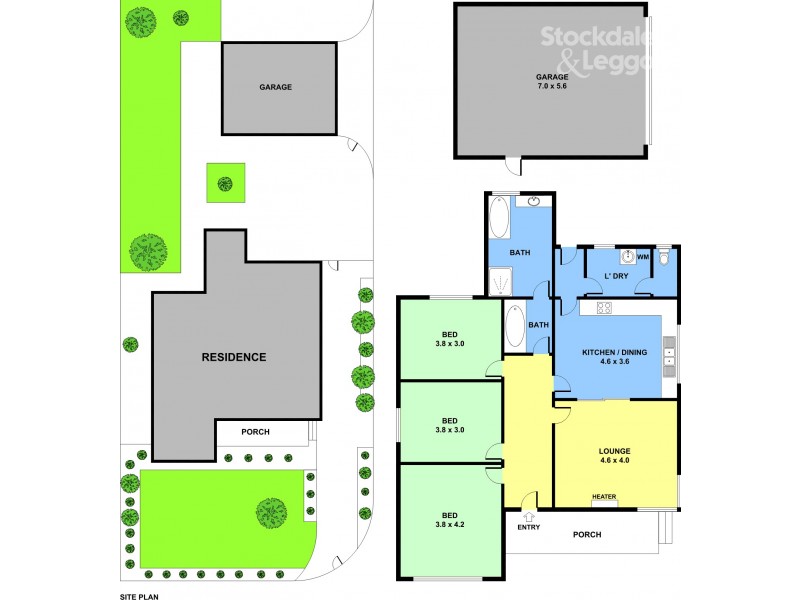 75 West Street ( HADFIELD), Glenroy VIC 3046 Floorplan