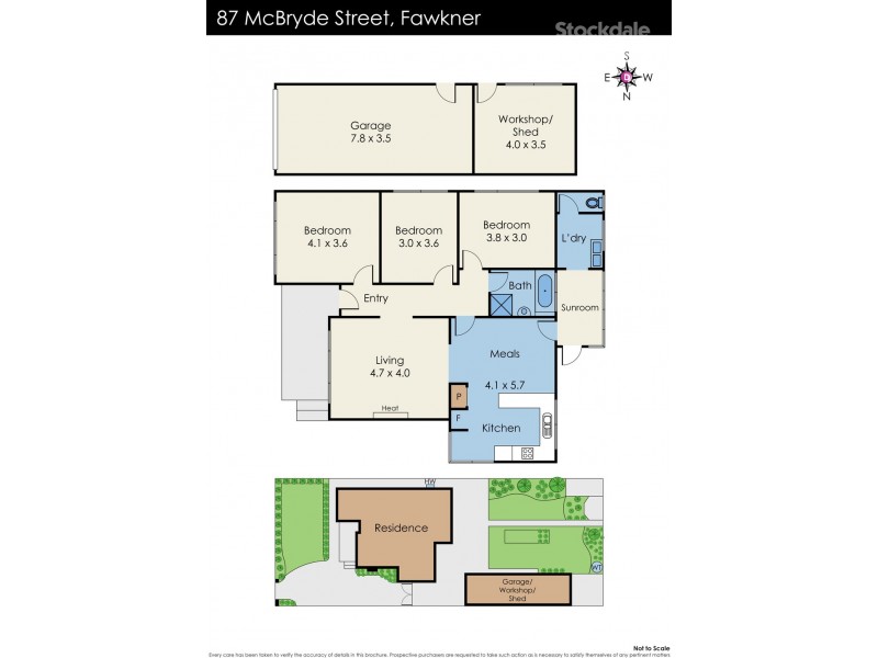 87 McBryde Street, Fawkner VIC 3060 Floorplan
