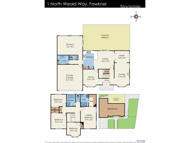 1 North Weald Way, Fawkner VIC 3060 Floorplan