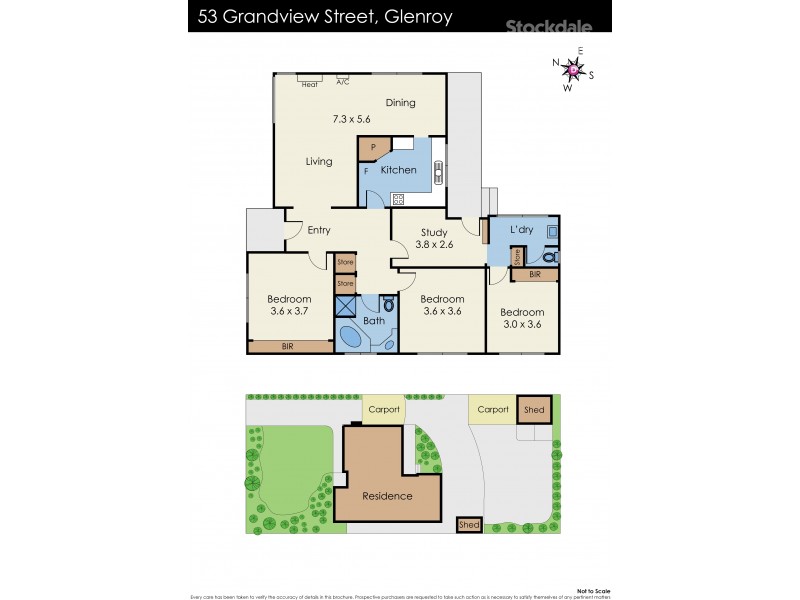 53 Grandview Street, Glenroy VIC 3046 Floorplan