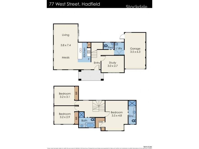 77 West Street, Hadfield VIC 3046 Floorplan
