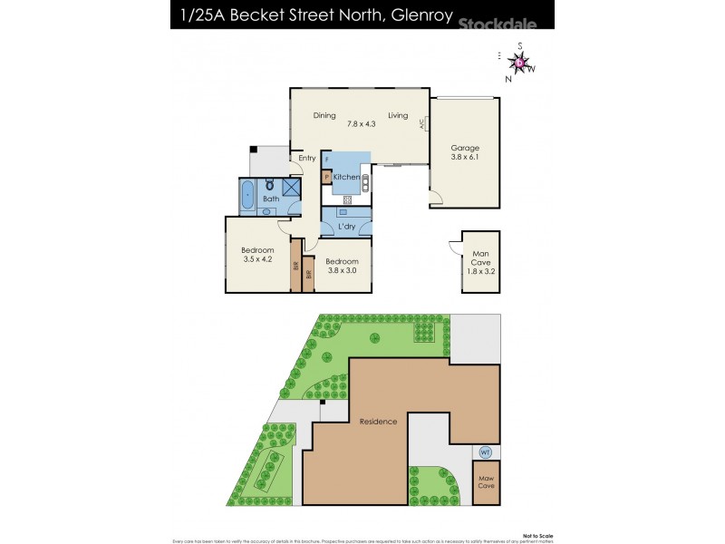1/25A Becket Street Nth, Glenroy VIC 3046 Floorplan