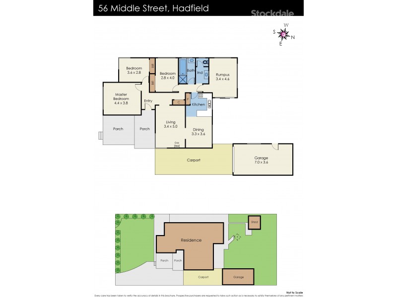 56 Middle Street, Hadfield VIC 3046 Floorplan