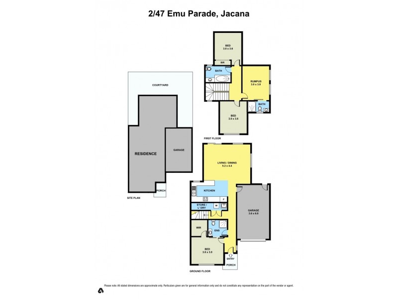 2/47 Emu Parade, Jacana VIC 3047 Floorplan