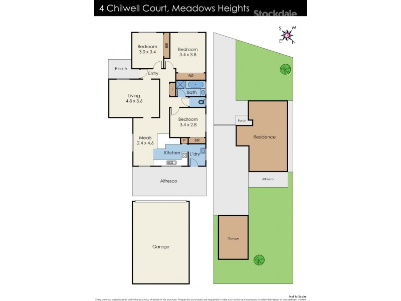 4 Chilwell Court, Meadow Heights VIC 3048 Floorplan