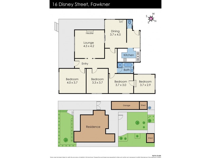 16 Disney Street, Fawkner VIC 3060 Floorplan