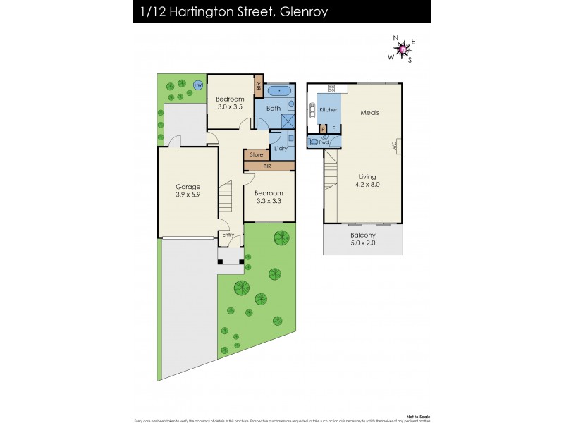 1/12 Hartington Street, Glenroy VIC 3046 Floorplan