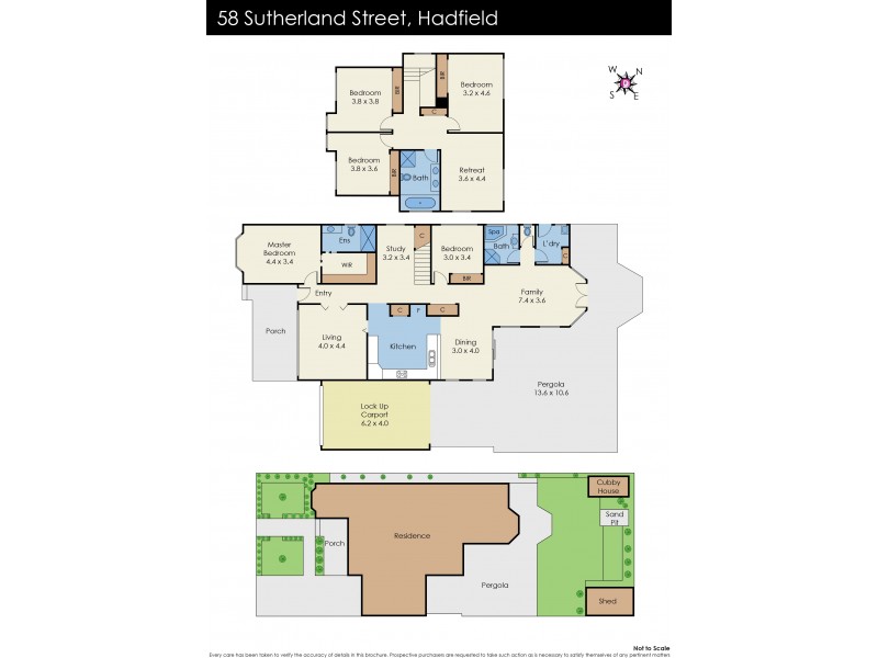 58 Sutherland Street, Hadfield VIC 3046 Floorplan