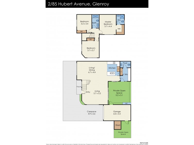2/85 Hubert Avenue, Glenroy VIC 3046 Floorplan