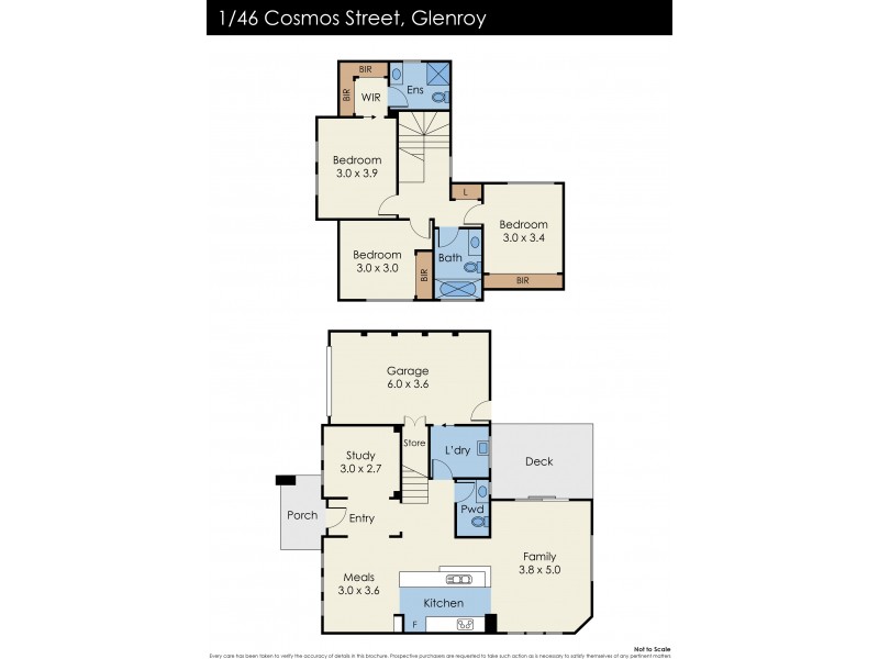 1/46 Cosmos Street, Glenroy VIC 3046 Floorplan