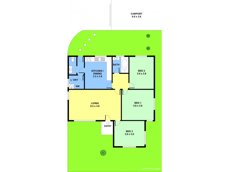 43 Holberry Street, Broadmeadows VIC 3047 Floorplan