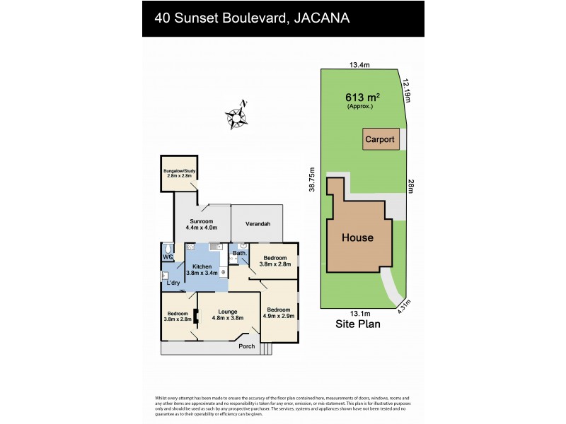 40 Sunset Boulevard, Jacana VIC 3047 Floorplan