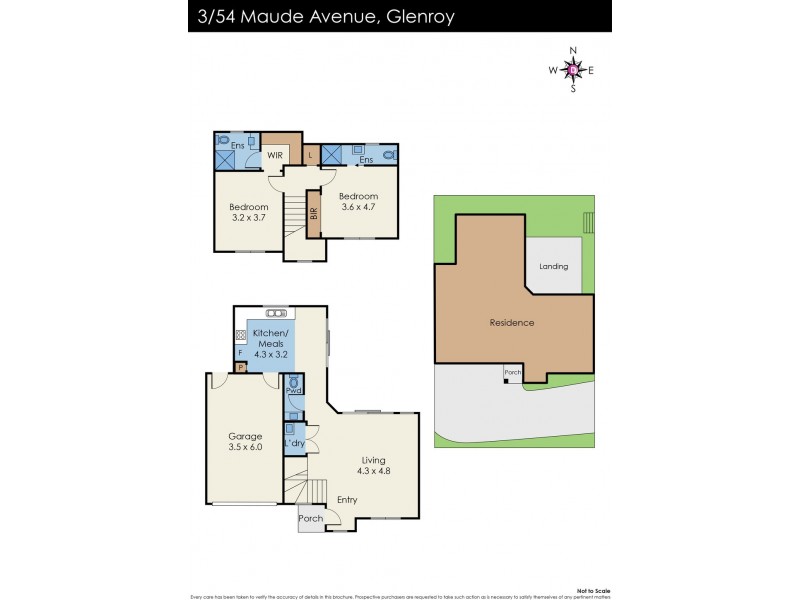 3/54 Maude Avenue, Glenroy VIC 3046 Floorplan