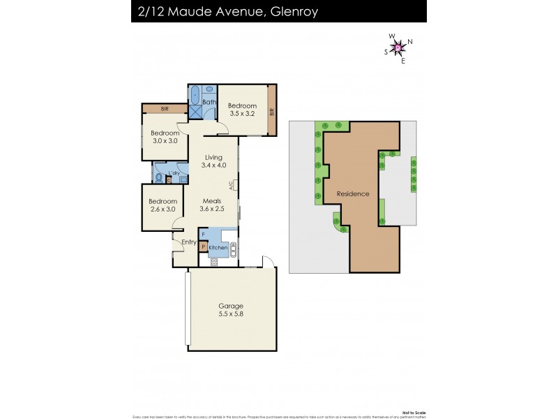 2/12 Maude Avenue, Glenroy VIC 3046 Floorplan