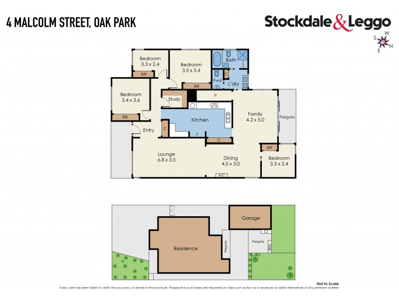 4 Malcolm Street, Oak Park VIC 3046 Floorplan