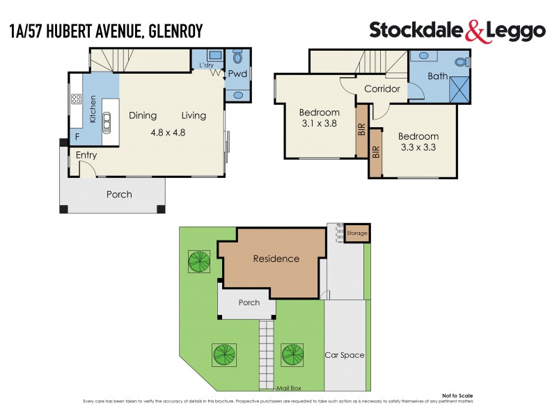 1A/57 Hubert Avenue, Glenroy VIC 3046 Floorplan