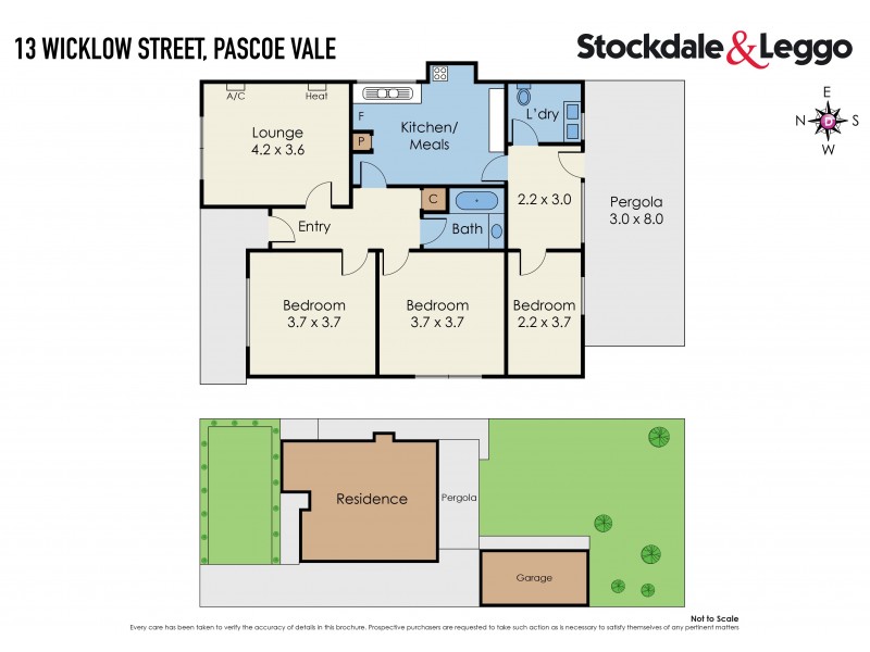 13 Wicklow Street, Pascoe Vale VIC 3044 Floorplan