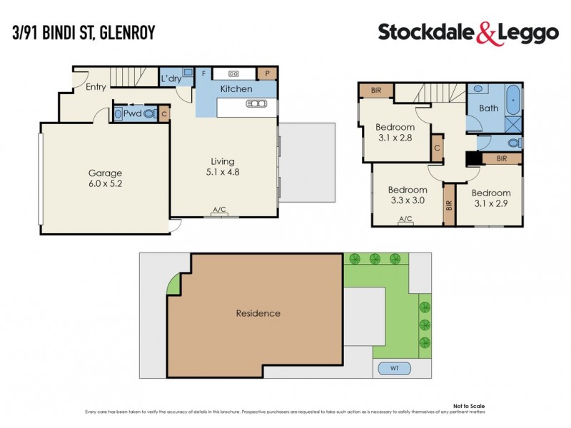 3/91 Bindi Street, Glenroy VIC 3046 Floorplan